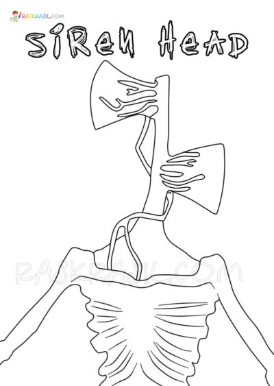 Desenhos de Siren Head para Colorir