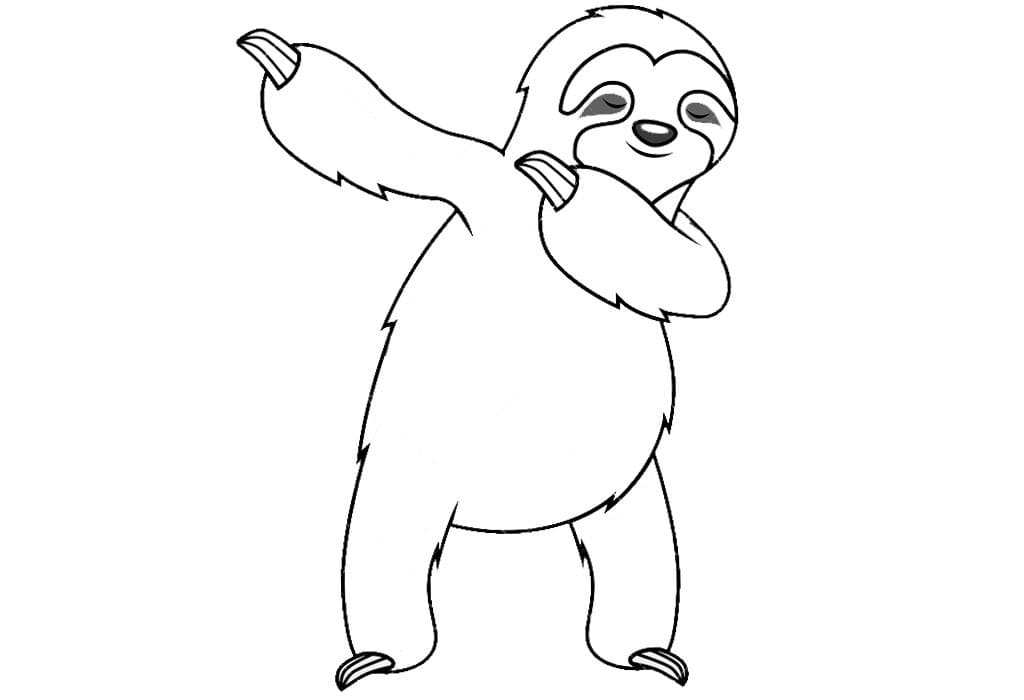 Sloth Coloring Pages | 100 Pictures Free Printable
