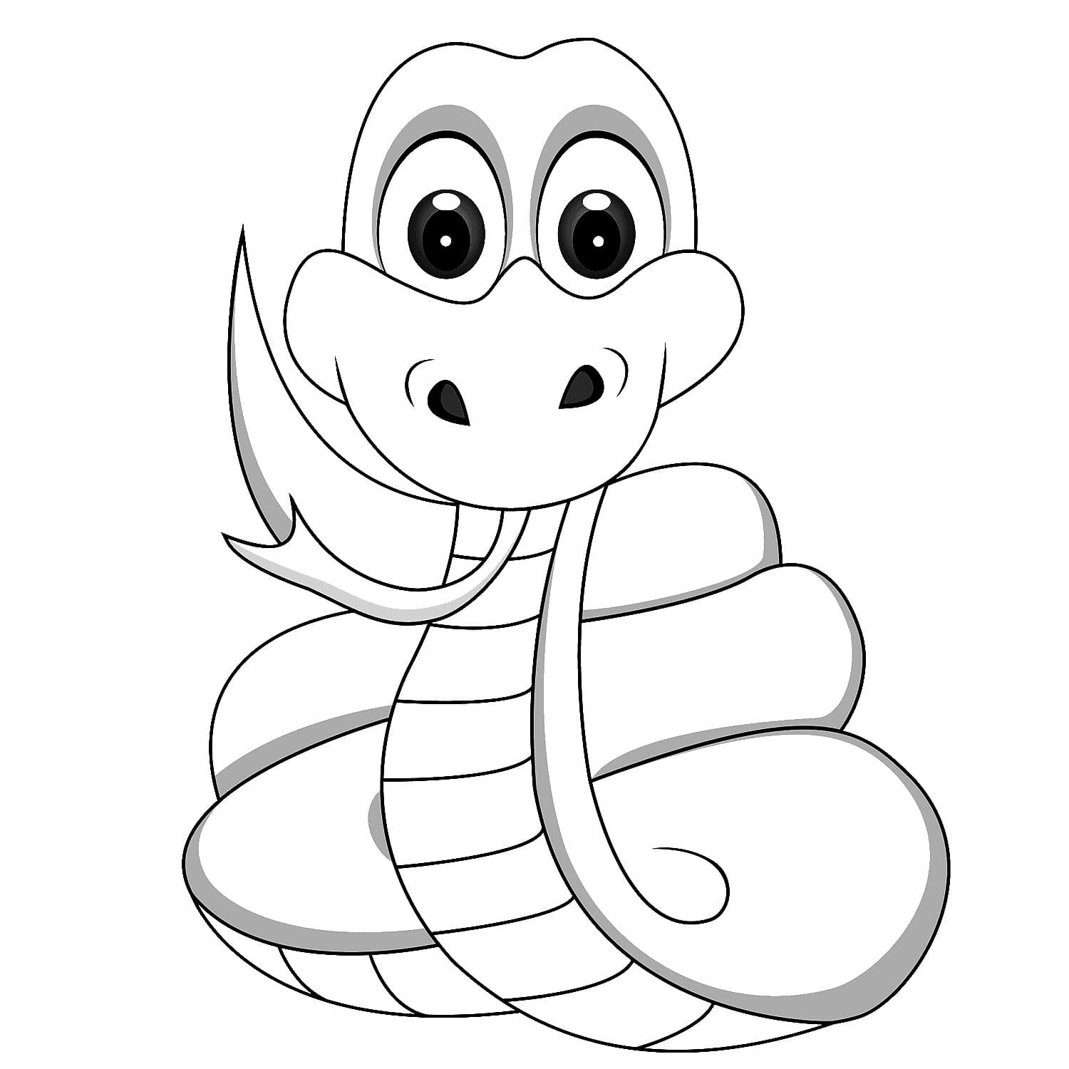 Desenho de Cobra venenosa para Colorir - Colorir.com