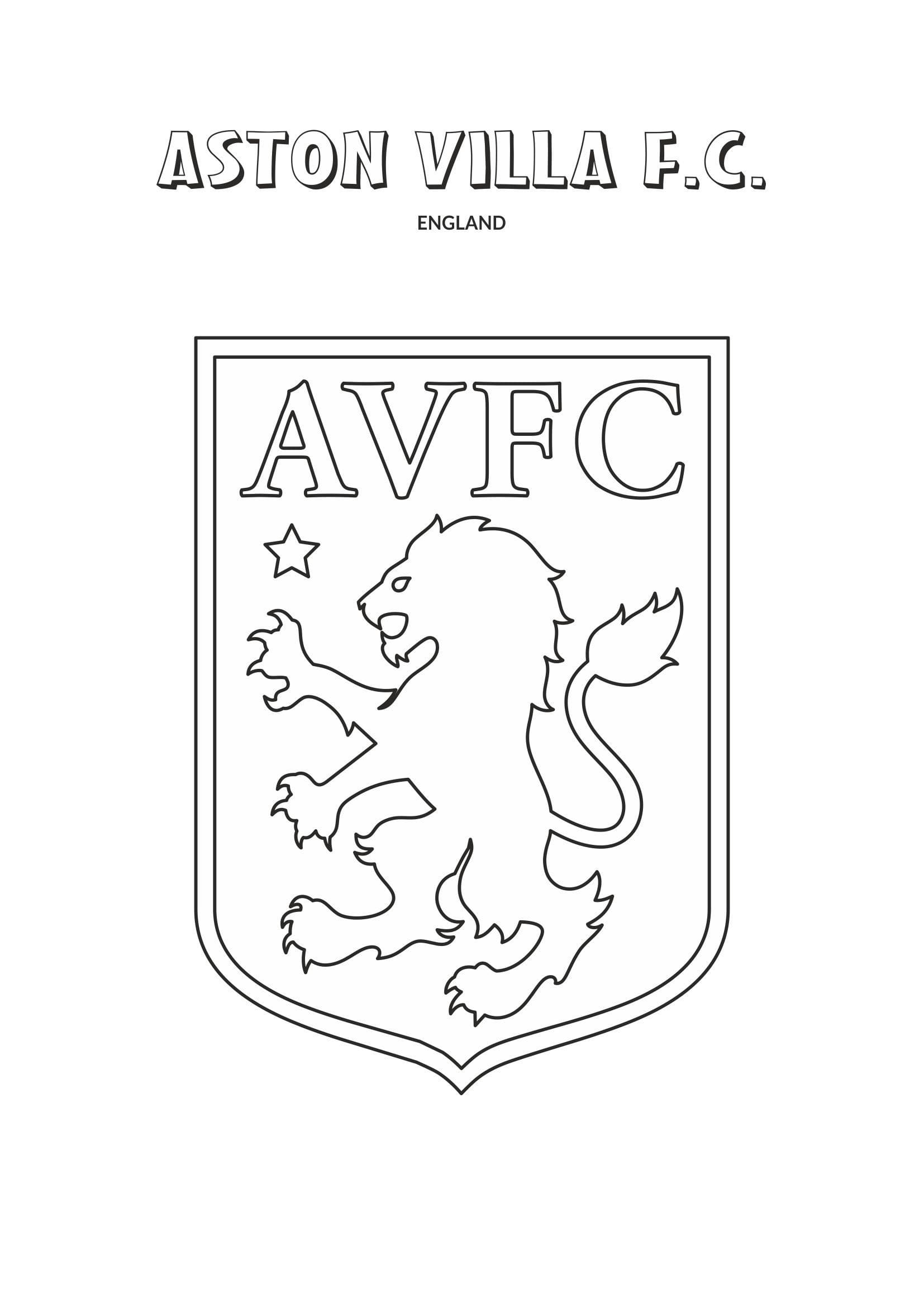 Desenhos de Escudos dos Clubes de Futebol para Colorir