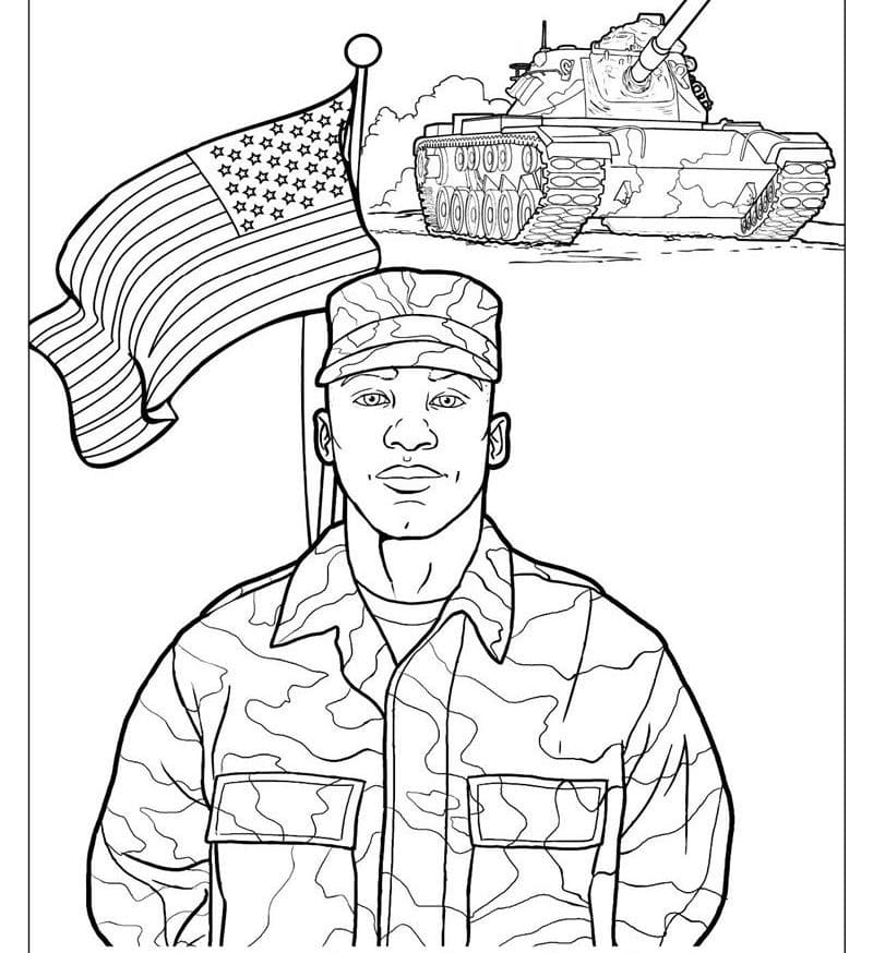 Desenhos de Soldado para Colorir - 100 imagens para impressão gratuita