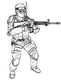 Soldiers Coloring Pages