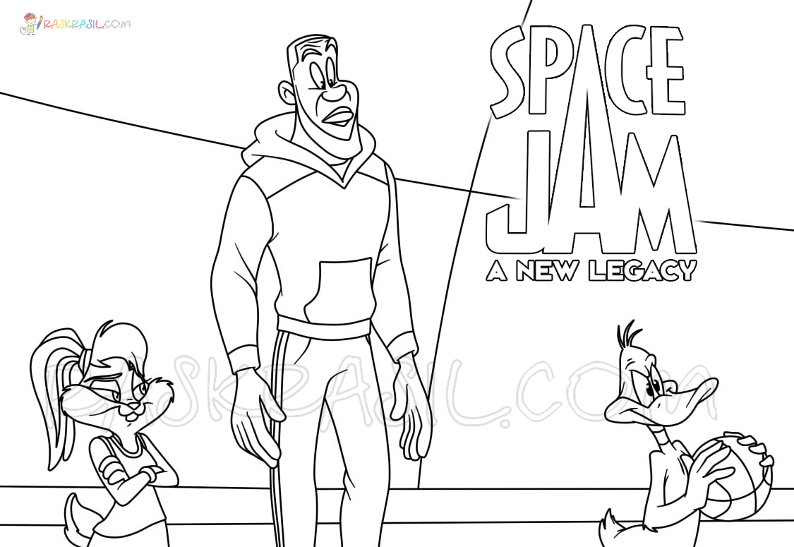 Space Jam A New Legacy Coloring Pages   New Pictures Free Printable