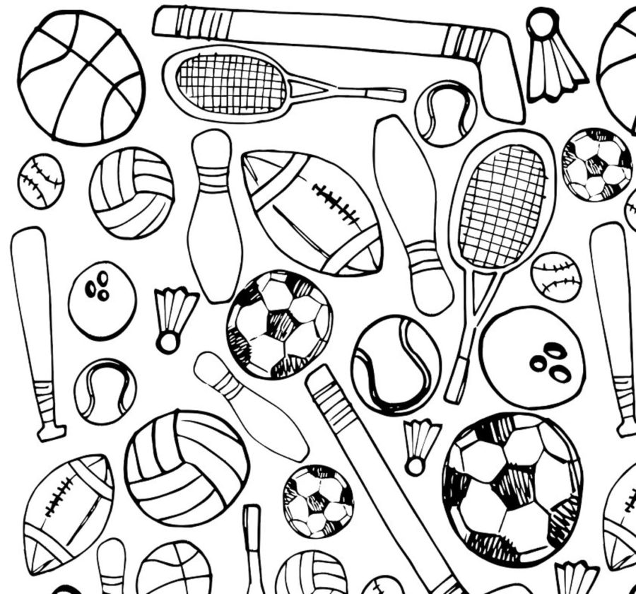 Desenhos de Esportes para Colorir