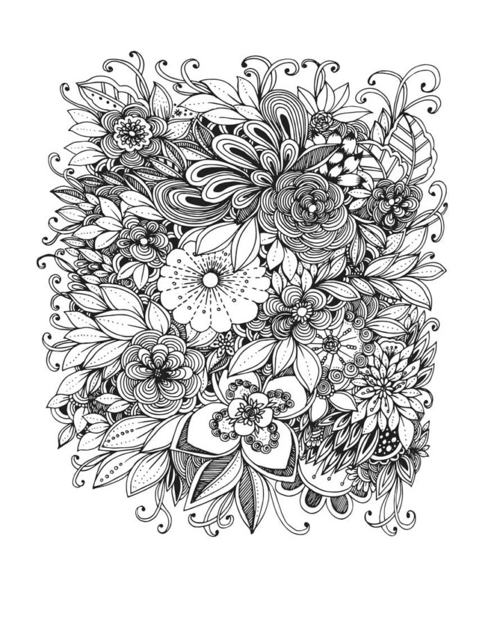 Spring Coloring Pages for Adults