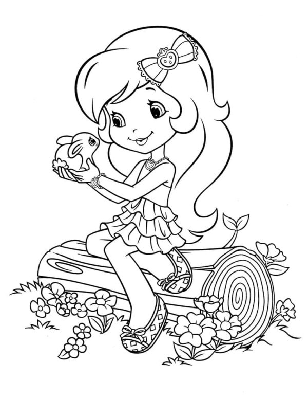 Dibujos de Rosita Fresita para Colorear