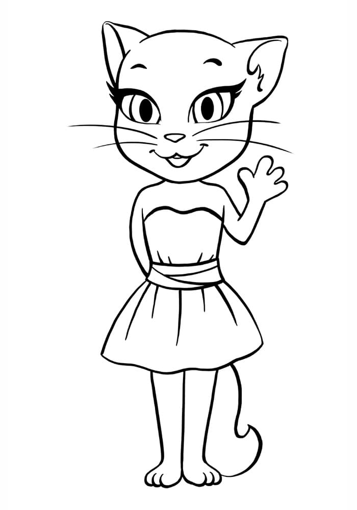 Talking Tom Coloring Pages | 50 Pictures Free Printable
