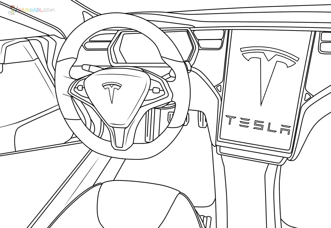 Tesla Coloring Pages | New Best Pictures Free Printable
