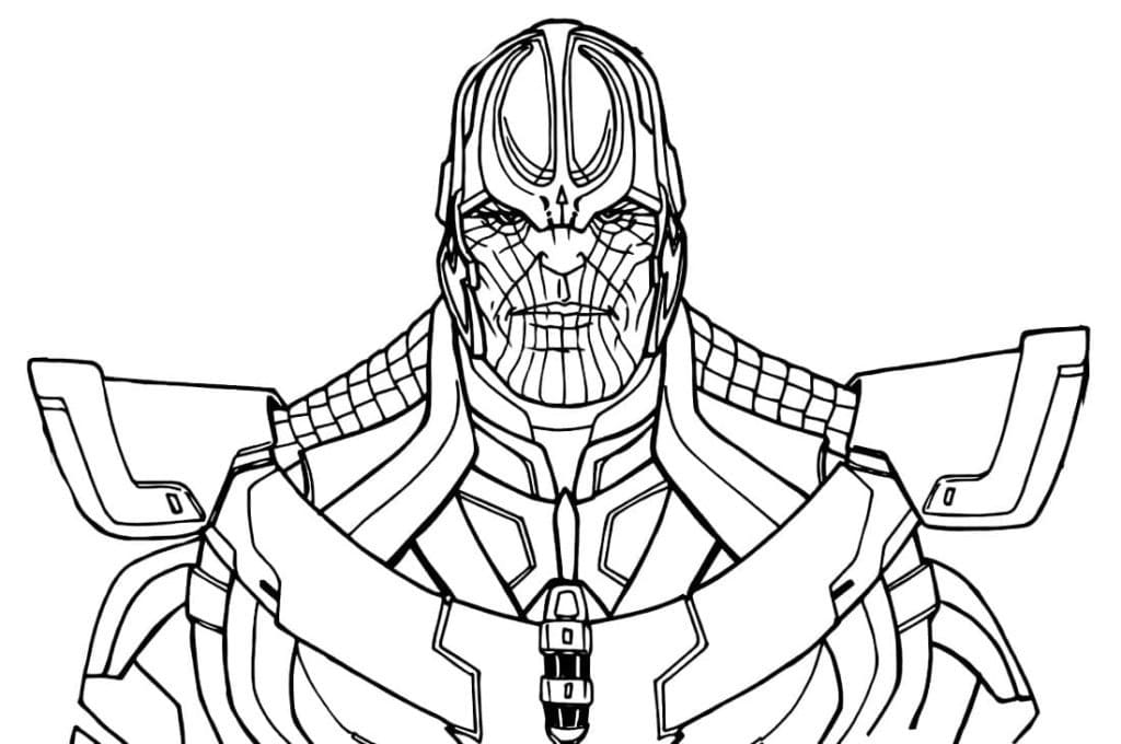 Desenhos de Thanos para Colorir - 100 imagens para impressão gratuita