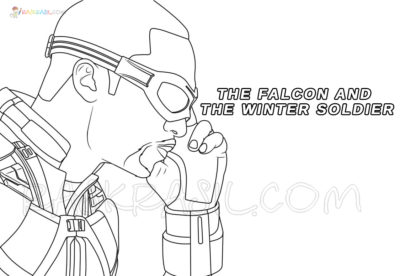 The Falcon and the Winter Soldier Coloring Pages | Free Printable
