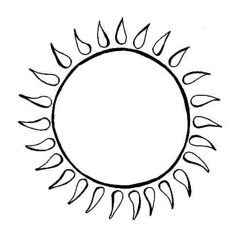 Dibujos de El Sol para colorear - 100 imágenes gratis para imprimir