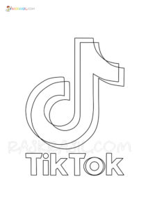 TikTok Coloring Pages - New Free Coloring Pages | RASKRASIL.COM