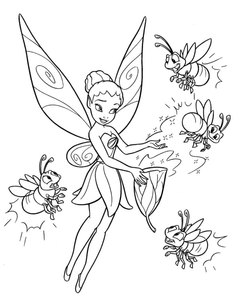 Tinkerbell Coloring Pages | 100 Pictures Free Printable