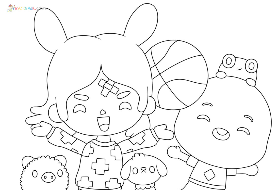 Toca Boca Coloring Pages