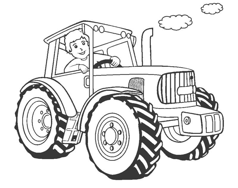 Dibujos de Tractores para colorear - 100 imágenes para imprimir gratis