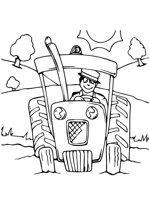 Tractor Coloring Pages | 100 Pictures Free Printable