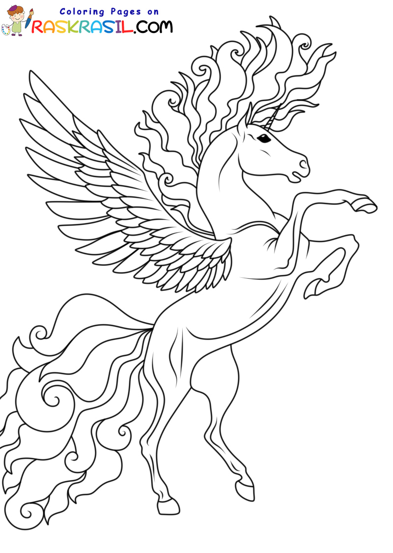 Unicorn Coloring Pages   20 Pictures Free Printable
