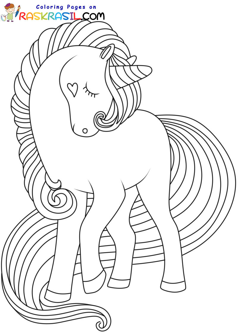 Unicorn Coloring Pages   20 Pictures Free Printable