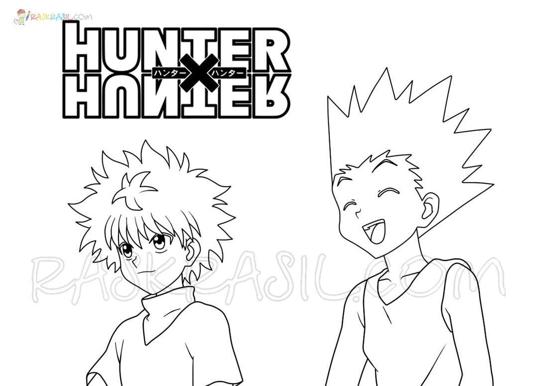 Hunter x Hunter Coloring Pages | 100 Pictures Free Printable
