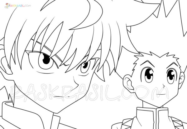 Hunter x Hunter Coloring Pages | 100 Pictures Free Printable