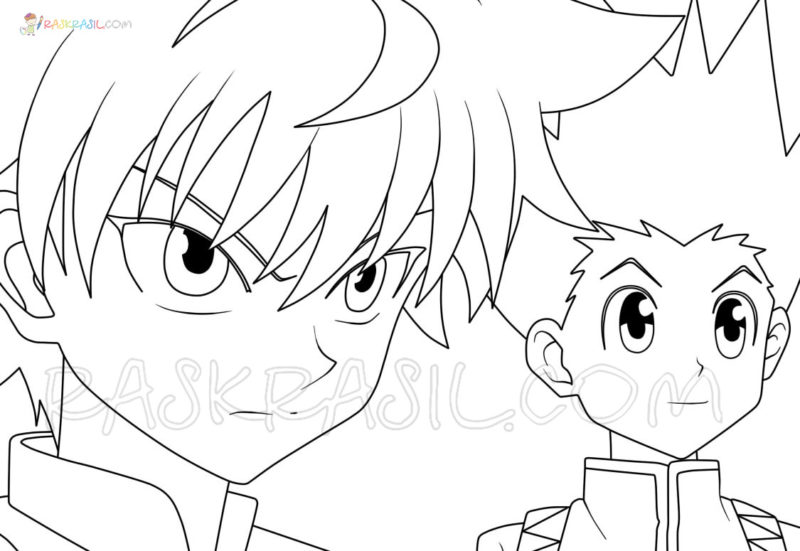Coloriage Hunter x Hunter - 100 images pour une impression gratuite