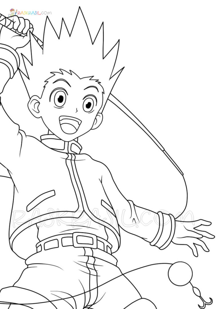 Hunter x Hunter Coloring Pages | 100 Pictures Free Printable