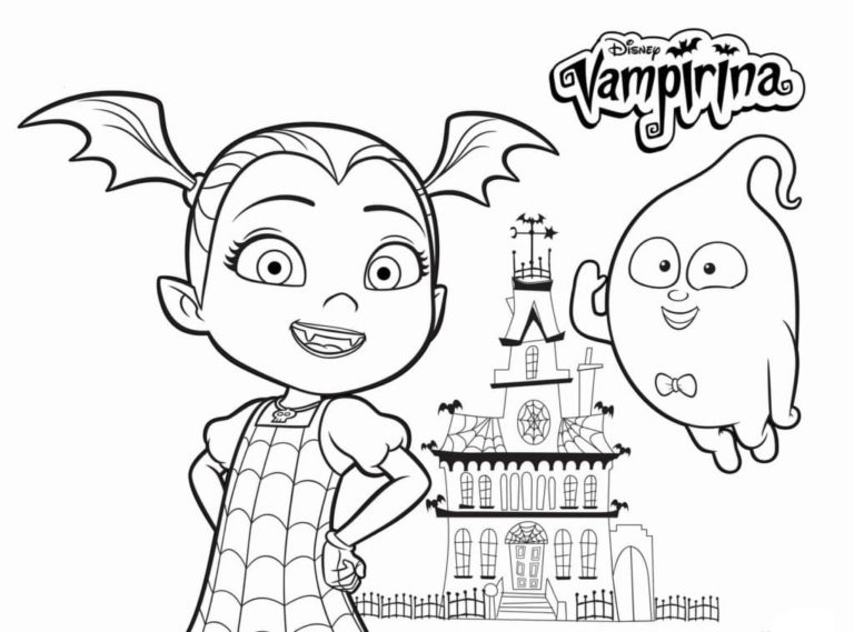 Desenhos do Vampirina para colorir - 100 imagens para impressão gratuita