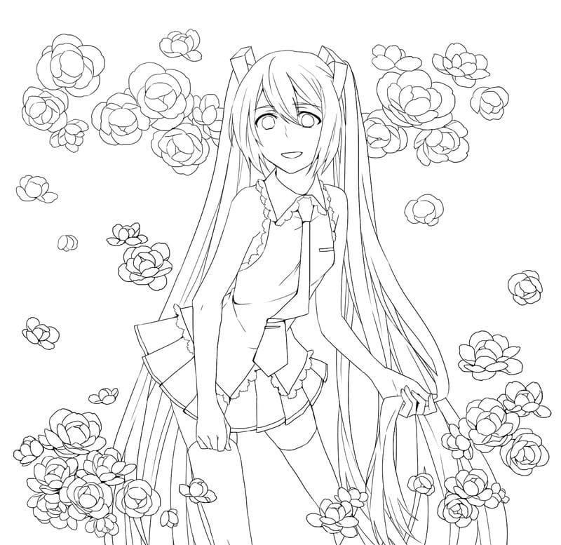 Vocaloid Coloring Pages | 100 Pictures Free Printable