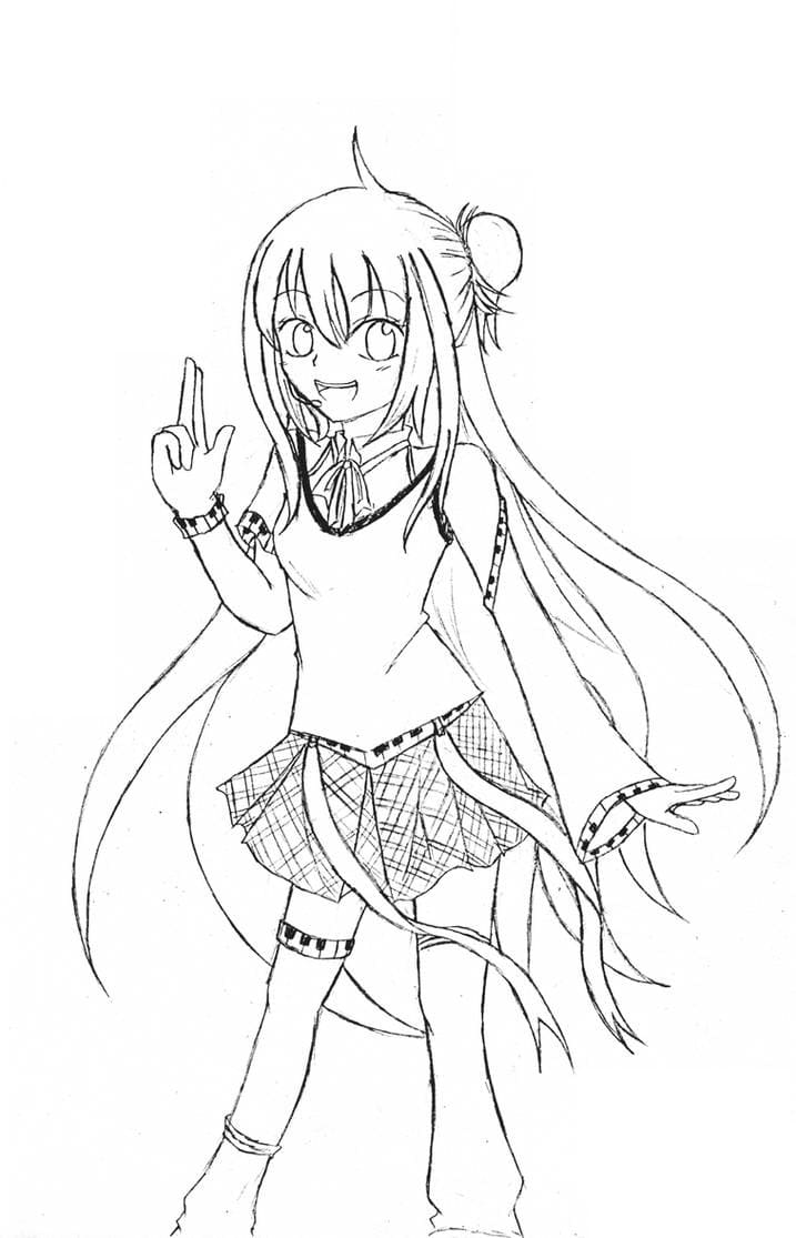 Vocaloid Coloring Pages | 100 Pictures Free Printable