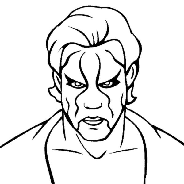 WWE Coloring Pages | 100 Pictures of Wrestlers Free Printable