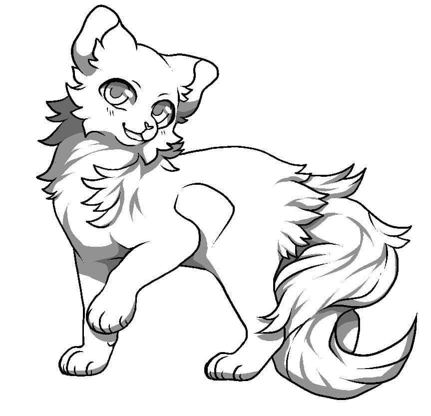 Desenhos de Warrior Cats para colorir - 100 imagens para imprimir