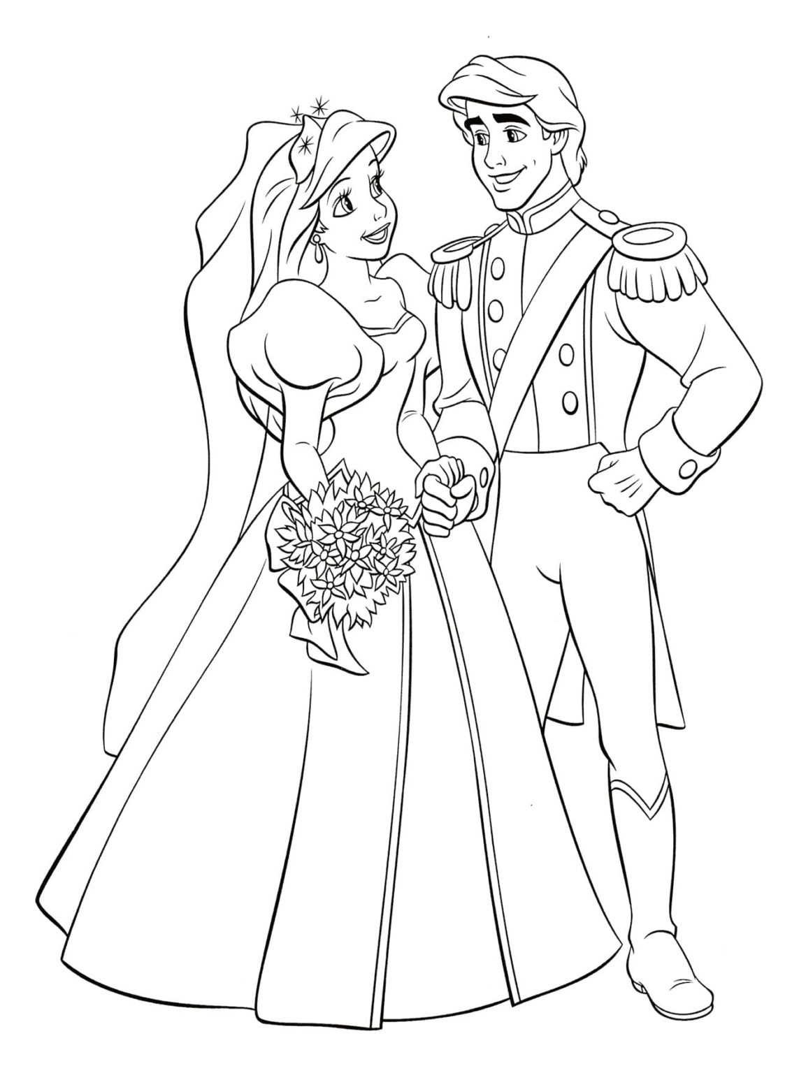 Ausmalbilder Hochzeit | Malvorlagen auf Raskrasil.com
