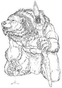 Ausmalbilder Werwolf | Kostenlos Malvorlagen zum Ausdrucken