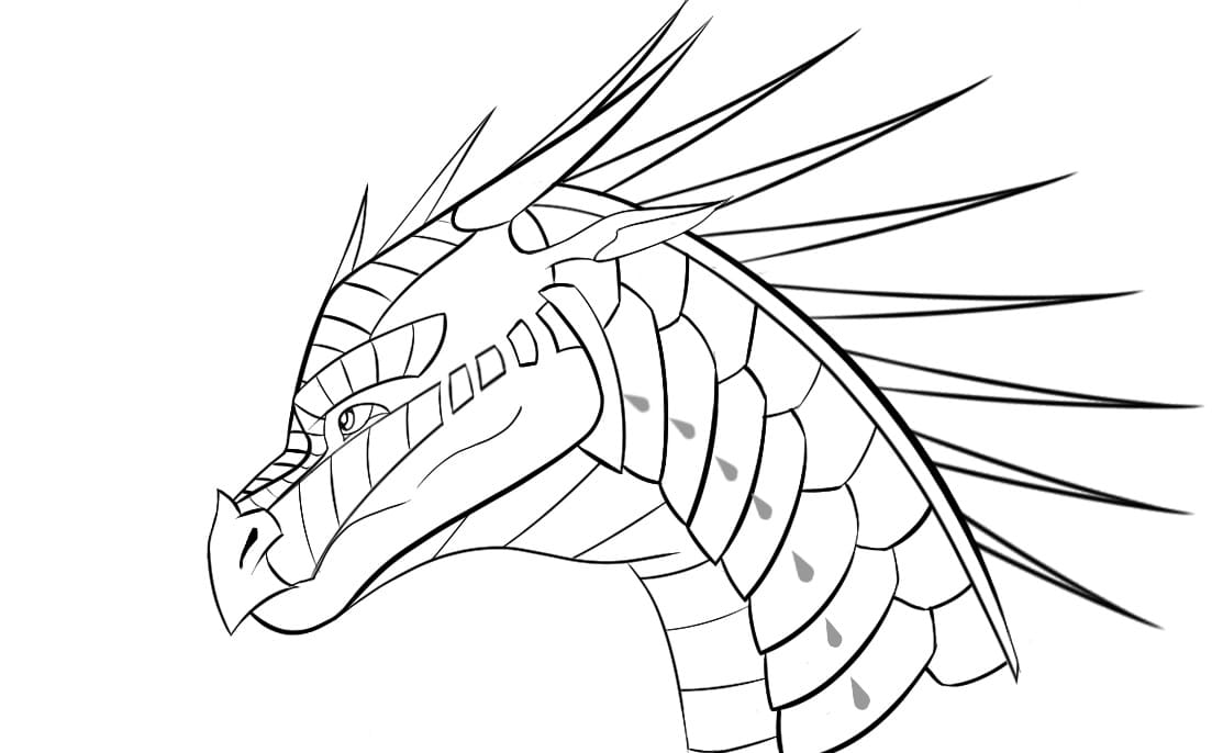 Wings of Fire Coloring Pages | 60 Pictures Free Printable