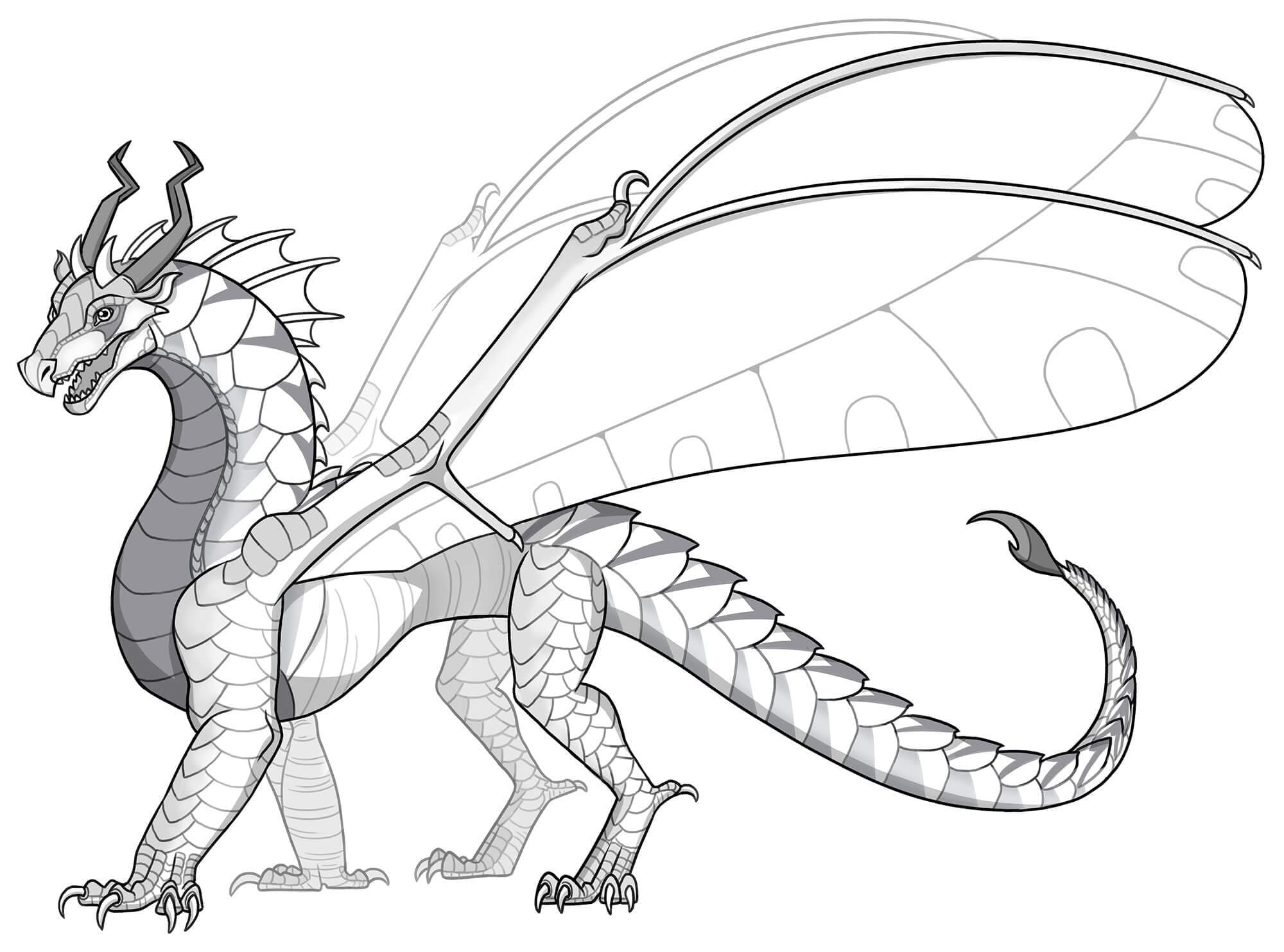Wings of Fire Coloring Pages   20 Pictures Free Printable