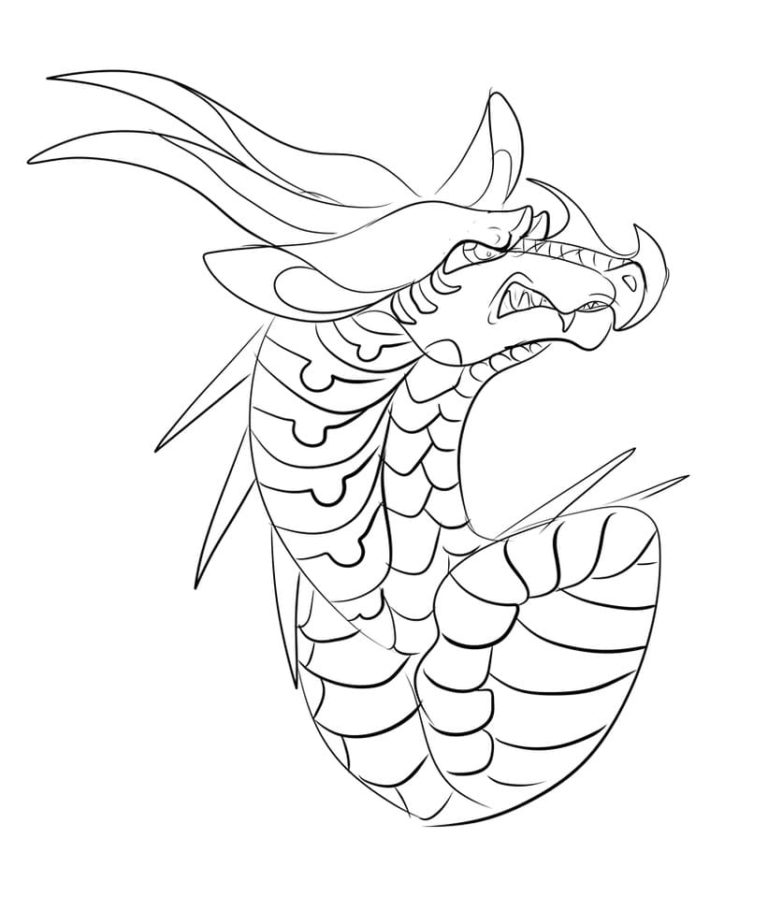 Wings of Fire Coloring Pages | 60 Pictures Free Printable