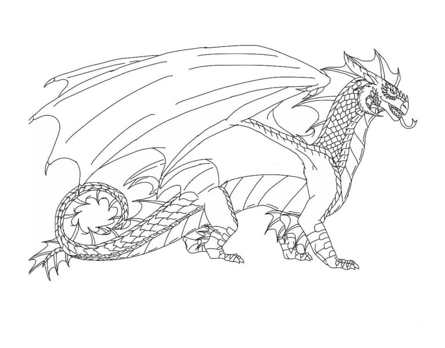 Wings Of Fire Coloring Pages 