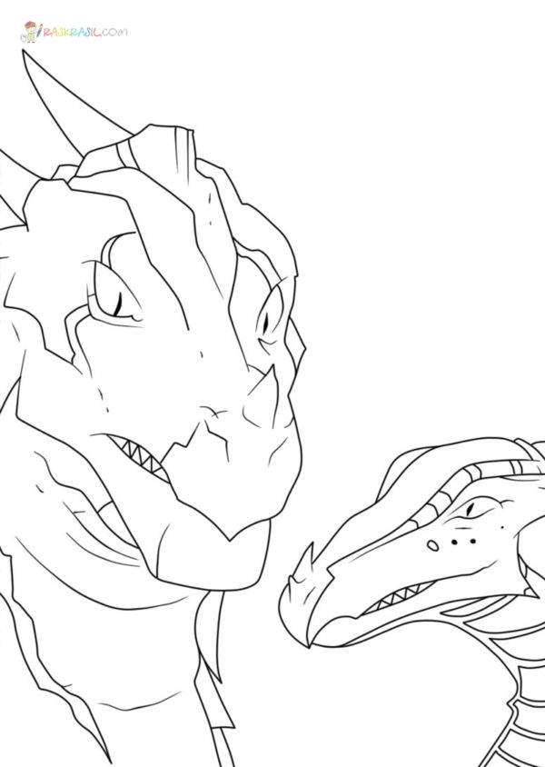 Wings of Fire Coloring Pages | 60 Pictures Free Printable
