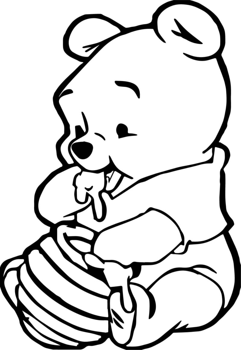 Desenhos do Ursinho Pooh para Colorir