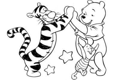 Раскраски Винни Пуха и его друзей - Распечатывайте бесплатно