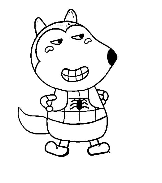 Desenhos para colorir de Wolfoo e Lucy - Desenhos para colorir gratuitos  para imprimir