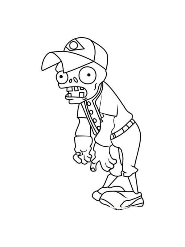 Zombie Coloring Pages