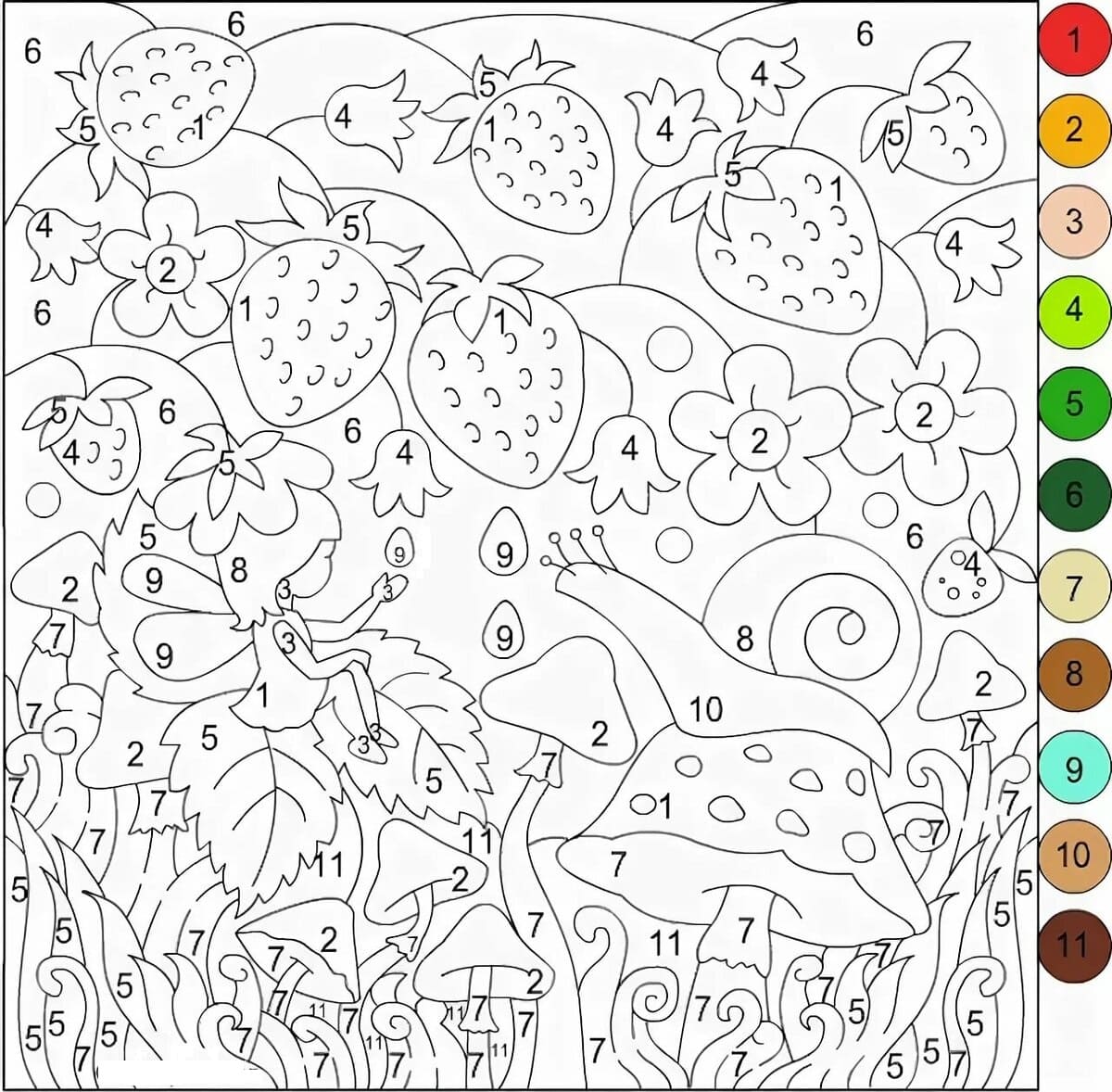 Color By Number | 100 Best Worksheets Coloring Pages Free Printable