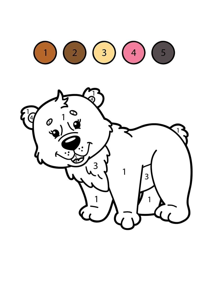 Conta e Colora - 100 migliori Disegni da Colorare in Base ai Numeri