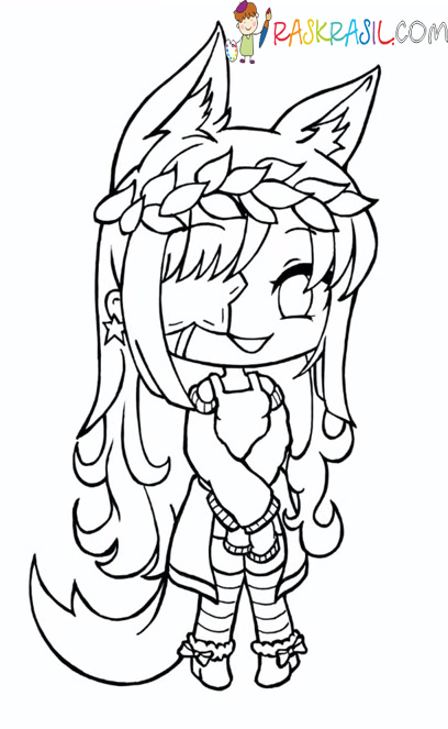 Gacha Life Coloring Pages