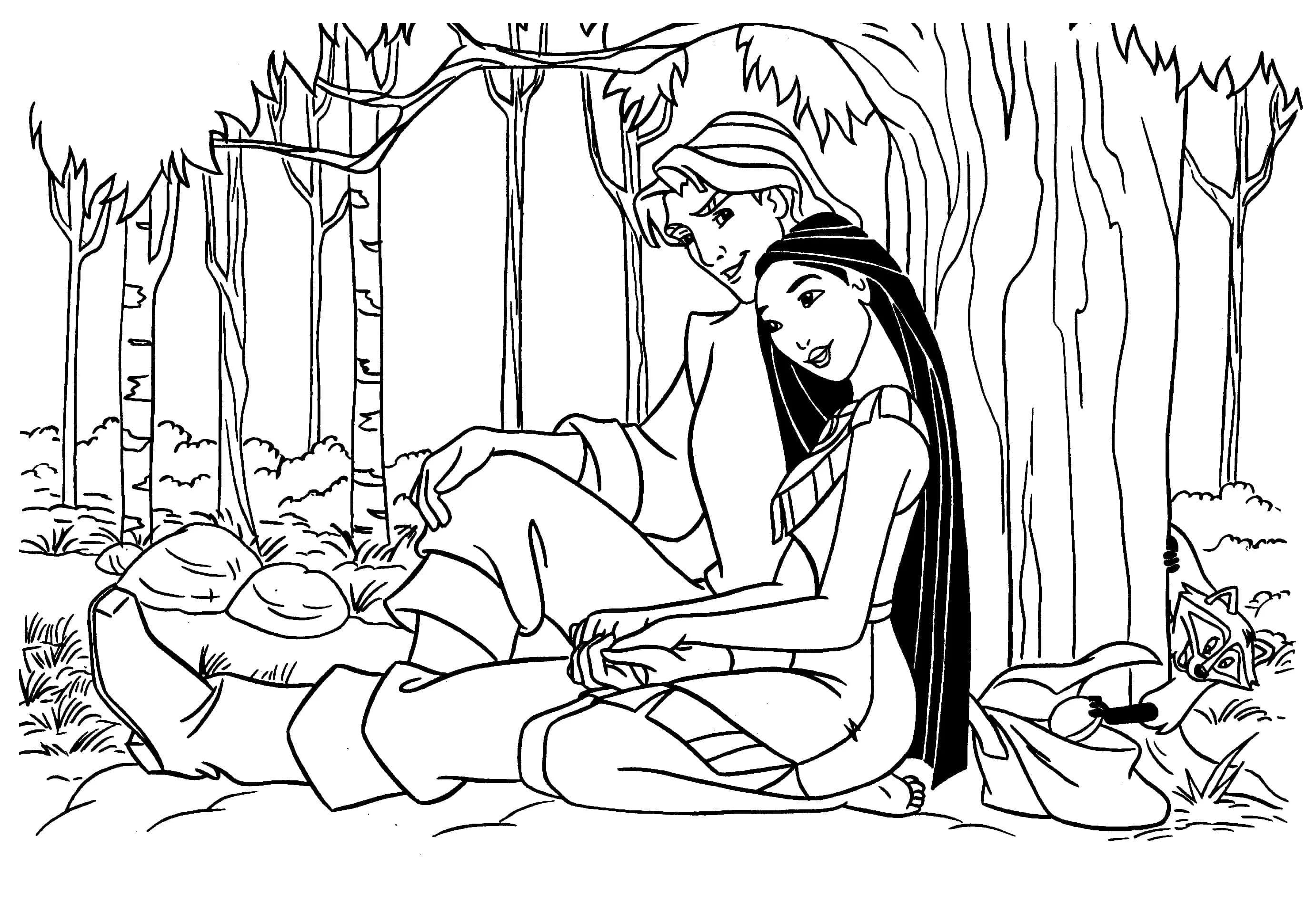 Couples Coloring Pages | 100 images Free Printable