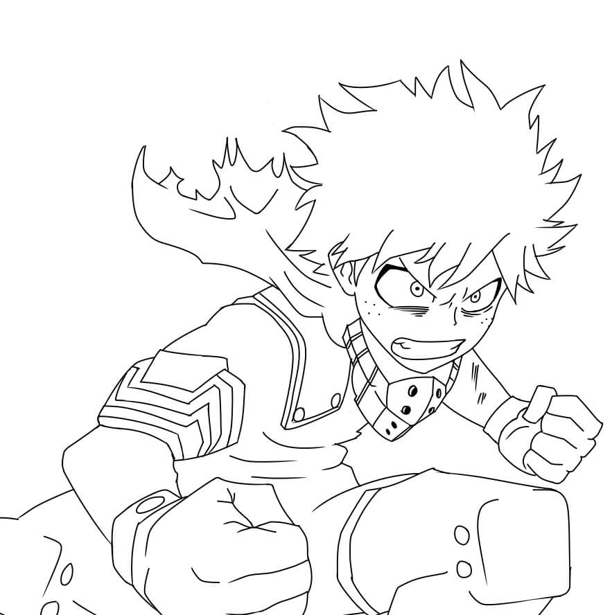 Deku Coloring Pages | 30 Coloring Pages Free Printable