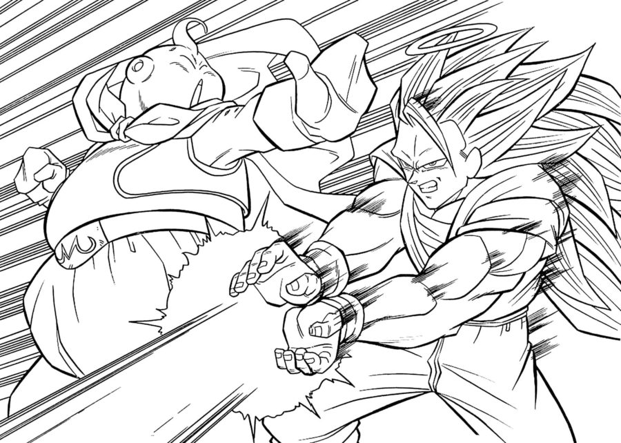 Coloriage Dragon Ball Z à imprimer