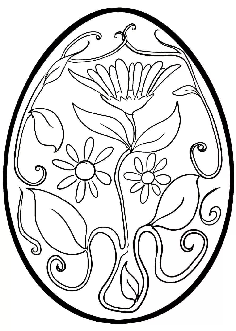 Easter Eggs Coloring Pages