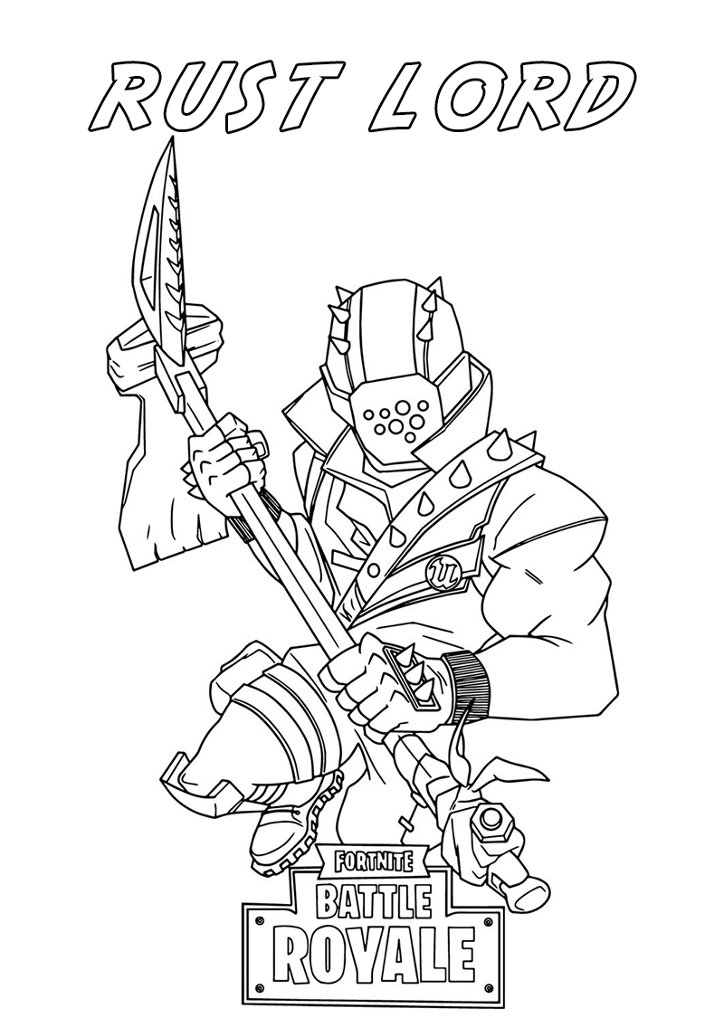 Fortnite Coloring Pages. 140 Best Images Free Printable